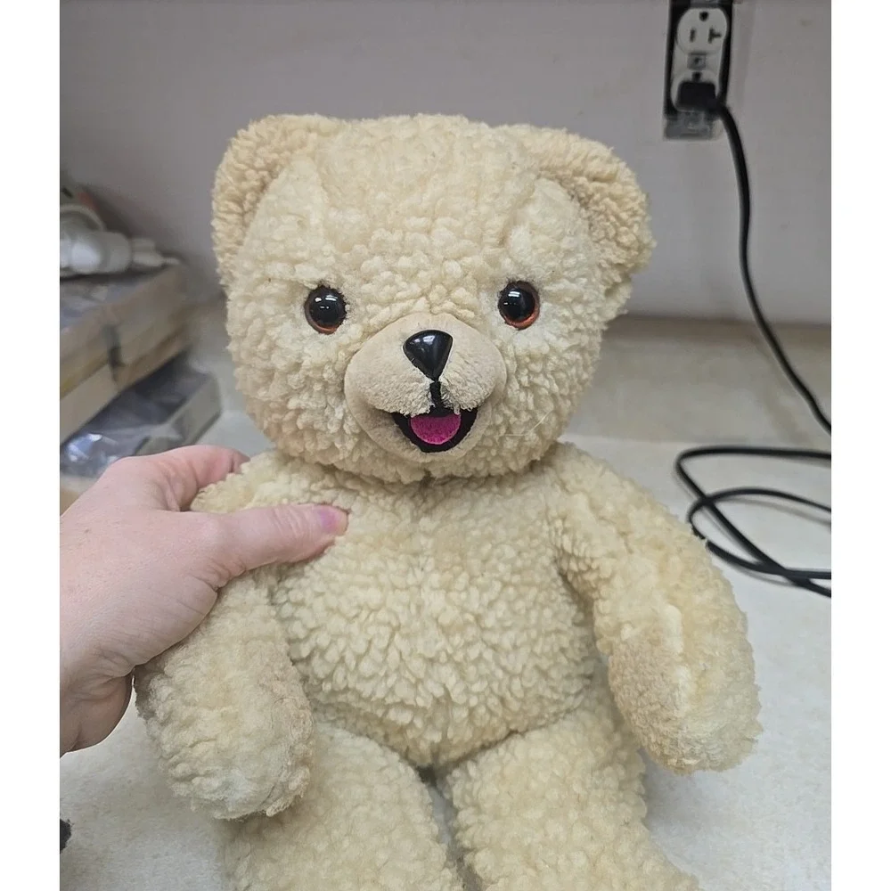 Vtg Russ Berrie Snuggle Teddy Bear Soft Cute Cuddle Plush Stuffed Animal Toy 17